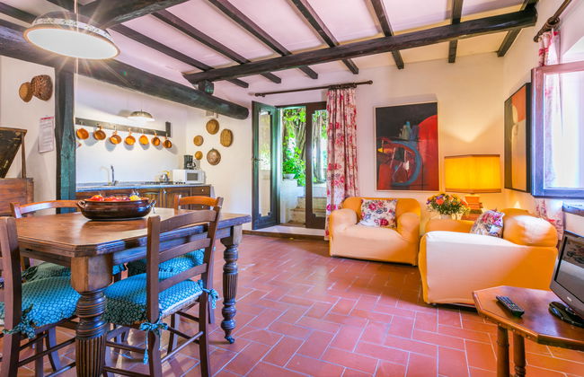 Casa de 2 quartos em Colle di Val d'Elsa com piscina e jardim - Foto 9