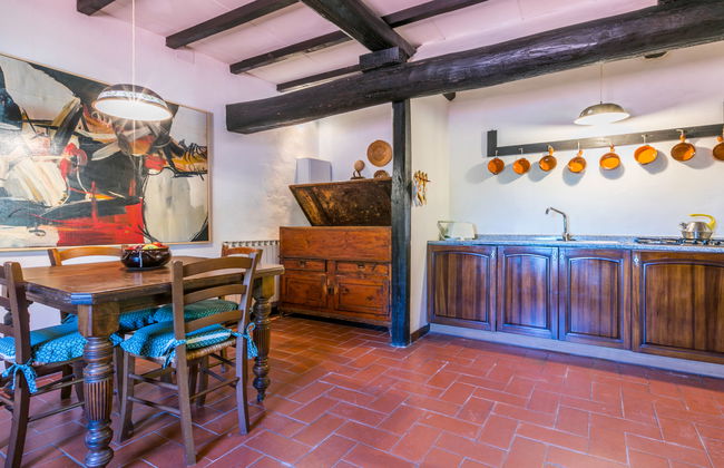 Casa de 2 quartos em Colle di Val d'Elsa com piscina e jardim - Foto 6