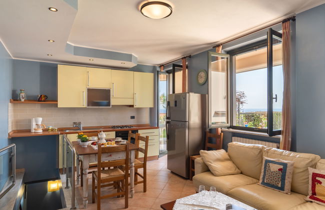 Apartamento de 3 quartos em Cipressa com piscina e jardim - Foto 2