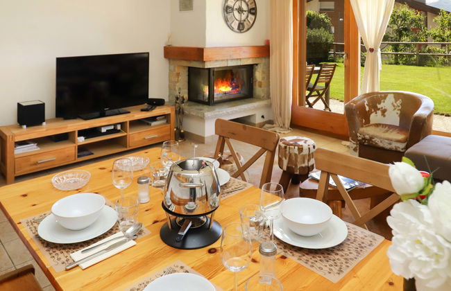 Apartamento de 3 quartos em Crans-Montana com jardim e terraço - Foto 8