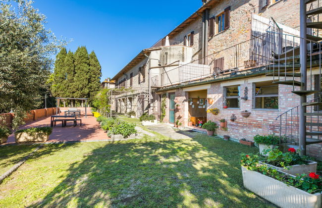Apartamento de 2 quartos em Montaione com piscina e jardim - Foto 25