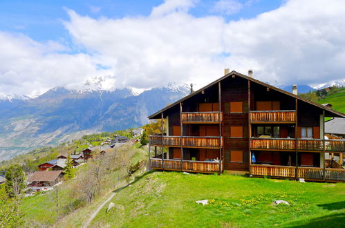 Foto 1 - Apartment mit 2 Schlafzimmern in Bürchen mit blick auf die berge