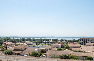 Foto 2 - Appartamento con 1 camera da letto a Canet-en-Roussillon con terrazza e vista mare