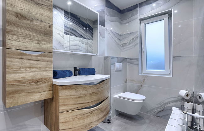Apartamento de 2 quartos em Labin com piscina privada e jardim - Foto 21