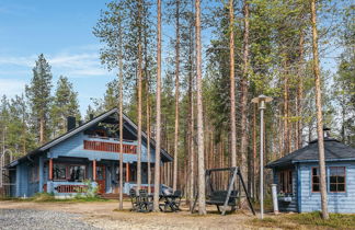 Foto 2 - Casa de 2 habitaciones en Kuusamo con sauna y vistas a la montaña