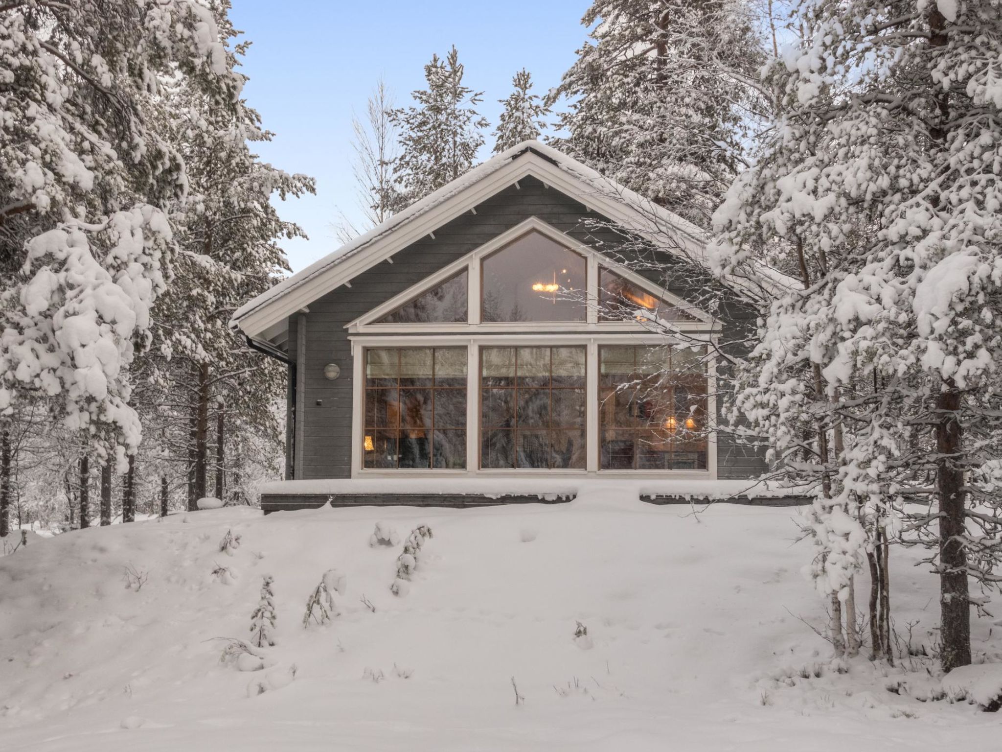 Foto 5 - Haus mit 1 Schlafzimmer in Sodankylä mit sauna und blick auf die berge