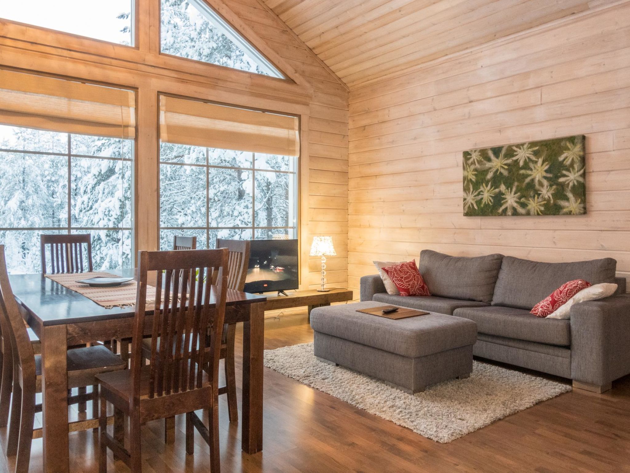 Foto 7 - Haus mit 1 Schlafzimmer in Sodankylä mit sauna und blick auf die berge