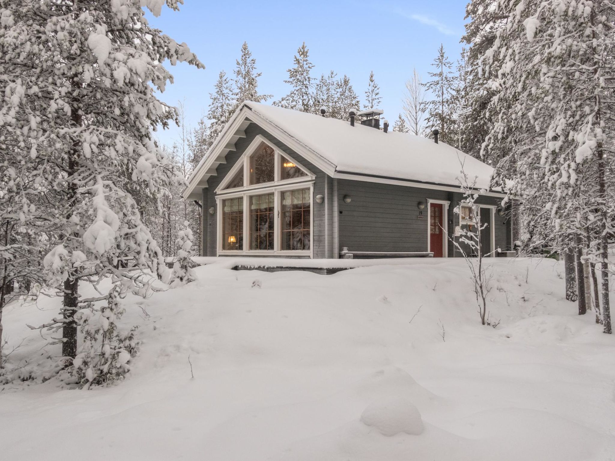 Foto 6 - Casa de 1 habitación en Sodankylä con sauna y vistas a la montaña