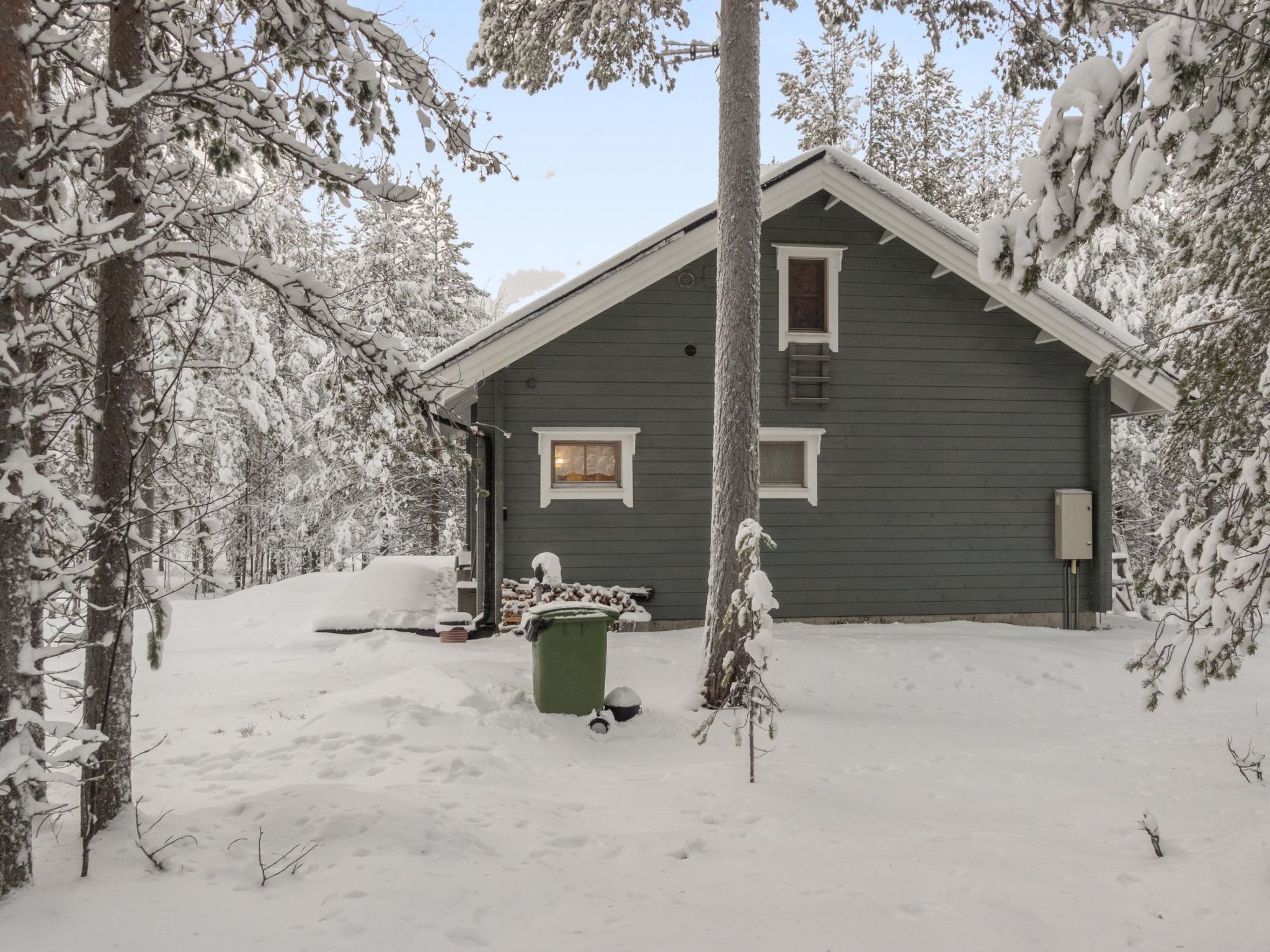 Foto 24 - Haus mit 1 Schlafzimmer in Sodankylä mit sauna und blick auf die berge