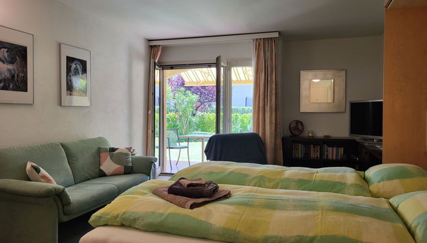 Apartamento de 1 quarto em Caslano com jardim - Foto 5