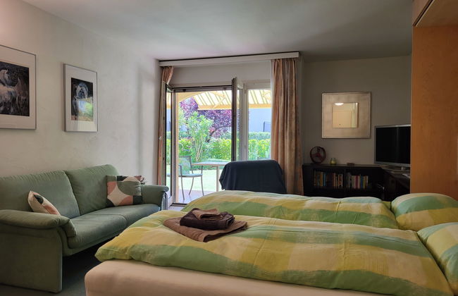 Apartamento de 1 quarto em Caslano com jardim - Foto 5