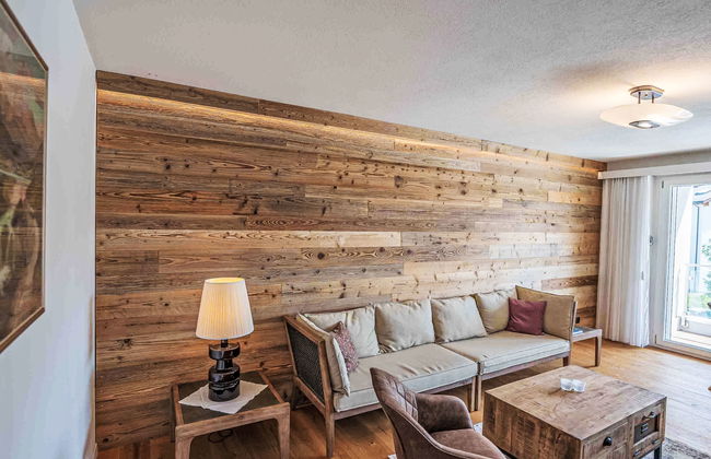 Apartment mit 2 Schlafzimmern in Sankt Moritz mit garten - Foto 8