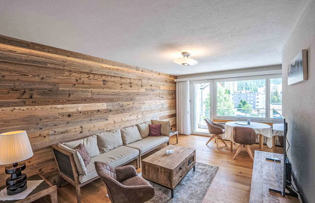 Apartment mit 2 Schlafzimmern in Sankt Moritz mit garten - Foto 6
