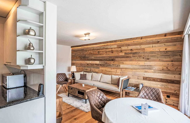 Apartment mit 2 Schlafzimmern in Sankt Moritz mit garten - Foto 7
