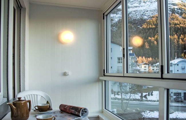 Apartment mit 2 Schlafzimmern in Sankt Moritz mit garten - Foto 12