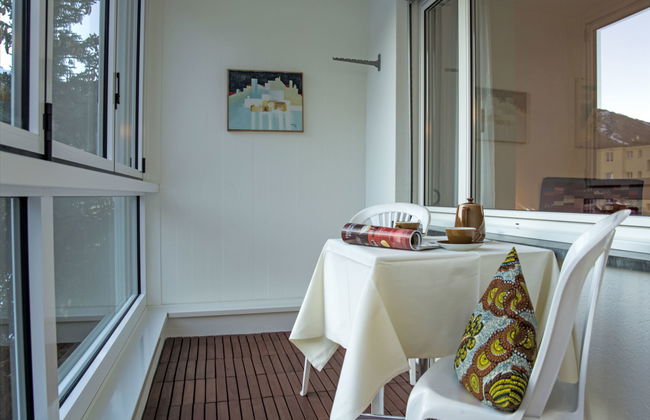 Apartment mit 2 Schlafzimmern in Sankt Moritz mit garten - Foto 13