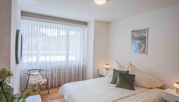 Apartment mit 2 Schlafzimmern in Sankt Moritz mit garten - Foto 4