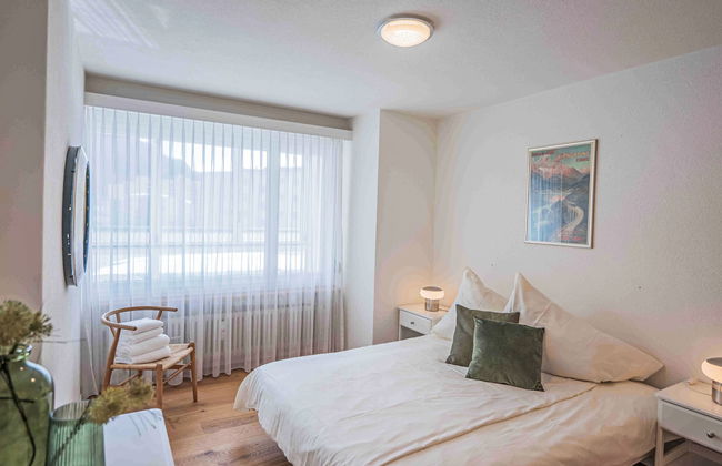 Apartment mit 2 Schlafzimmern in Sankt Moritz mit garten - Foto 4