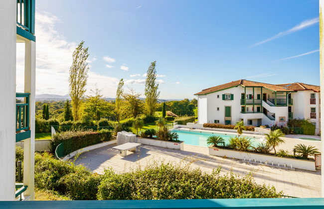 Apartamento de 2 quartos em Arcangues com piscina e jardim - Foto 14