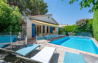 Foto 1 - Casa de 3 quartos em Mandelieu-la-Napoule com piscina privada e vistas do mar