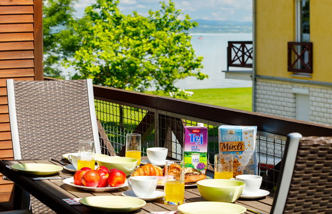 Apartment mit 2 Schlafzimmern in Balatonőszöd mit garten - Foto 1