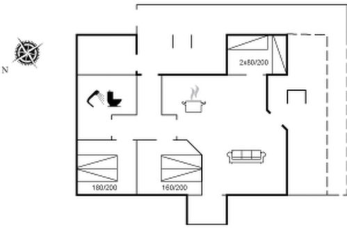 Foto 33 - Casa de 3 habitaciones en Løkken con terraza