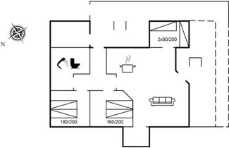 Foto 2 - Casa de 3 quartos em Løkken com terraço