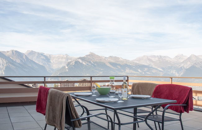 Apartamento de 1 quarto em Nendaz com terraço - Foto 1