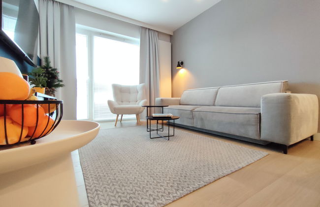 Apartamento de 1 quarto em Kołobrzeg com piscina e jardim - Foto 8