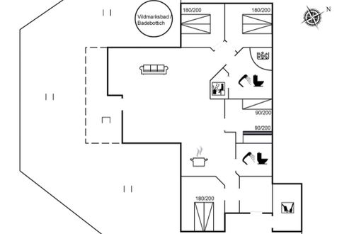 Foto 39 - Casa de 4 quartos em Løkken com terraço e sauna