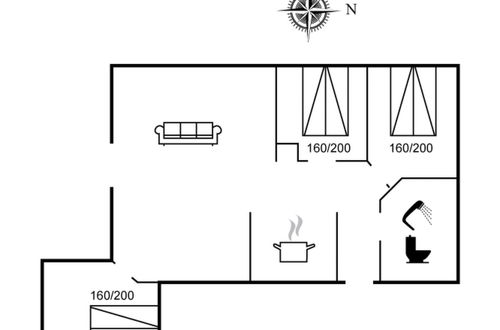 Foto 2 - Casa de 3 quartos em Løkken com terraço