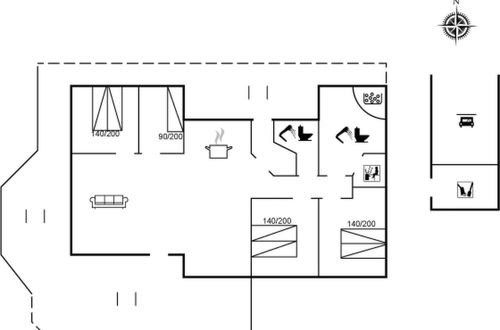 Foto 2 - Casa con 4 camere da letto a Løkken con terrazza e sauna