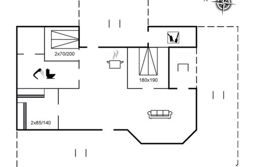 Foto 2 - Casa de 3 quartos em Løkken com terraço