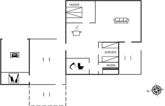 Foto 2 - Casa de 3 quartos em Løkken com terraço
