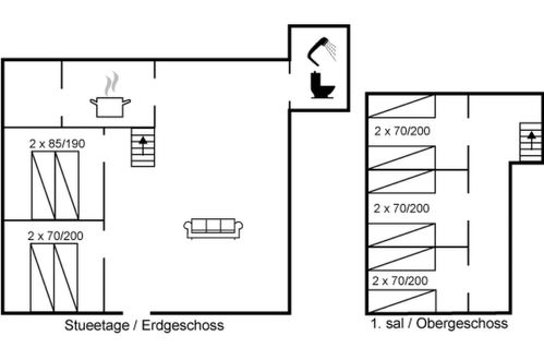 Photo 22 - Appartement de 5 chambres à Rindby Strand avec terrasse