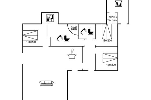 Foto 2 - Haus mit 3 Schlafzimmern in Klitmøller mit terrasse und sauna