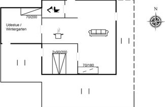 Foto 2 - Casa de 1 quarto em Rømø com terraço
