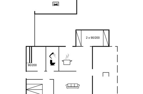 Foto 2 - Casa de 3 quartos em Hvide Sande
