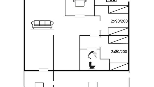 Haus mit 2 Schlafzimmern in Ørum mit terrasse - Foto 2