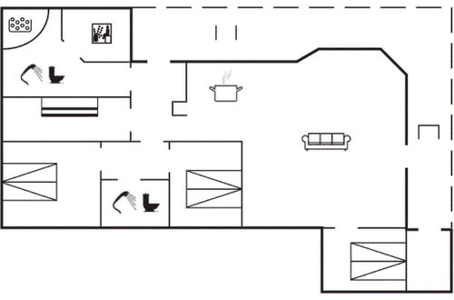 Foto 2 - Casa de 4 quartos em Hvide Sande com terraço e sauna