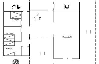 Foto 2 - Casa de 3 quartos em Harboøre com terraço