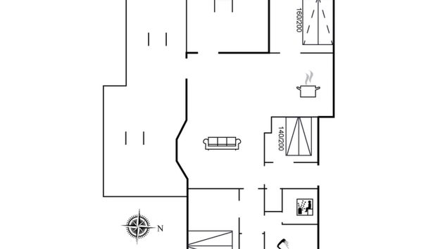 Haus mit 3 Schlafzimmern in Hornbæk mit terrasse und sauna - Foto 2