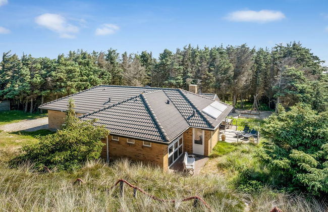 Casa con 4 camere da letto a Ringkøbing con piscina privata e terrazza - Foto 12