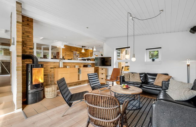 Casa con 4 camere da letto a Ringkøbing con piscina privata e terrazza - Foto 43