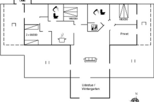 Foto 27 - Casa con 3 camere da letto a Væggerløse con terrazza e sauna