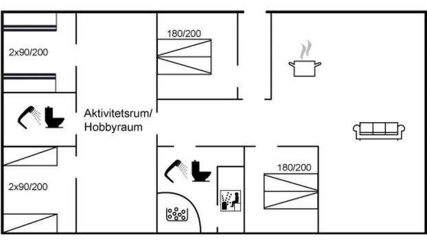 Casa con 4 camere da letto a Klitmøller con terrazza e sauna - Foto 2