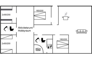 Photo 2 - Maison de 4 chambres à Klitmøller avec terrasse et sauna