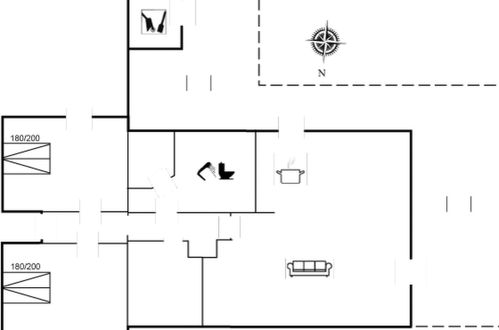 Foto 20 - Casa de 2 habitaciones en Rindby Strand