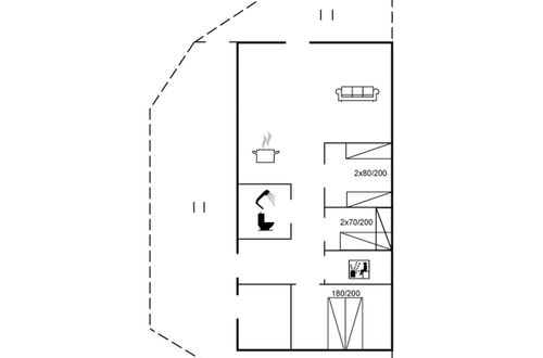 Photo 2 - Maison de 3 chambres à Pandrup avec terrasse et sauna