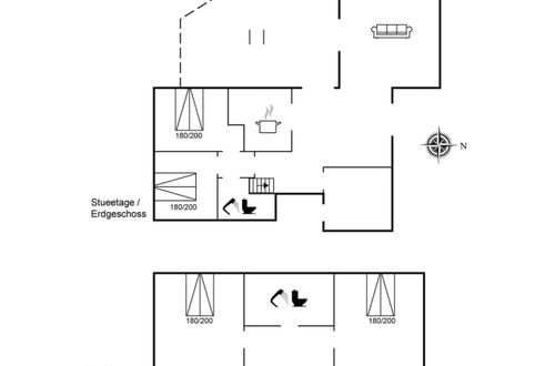 Foto 31 - Casa con 4 camere da letto a Rømø con terrazza